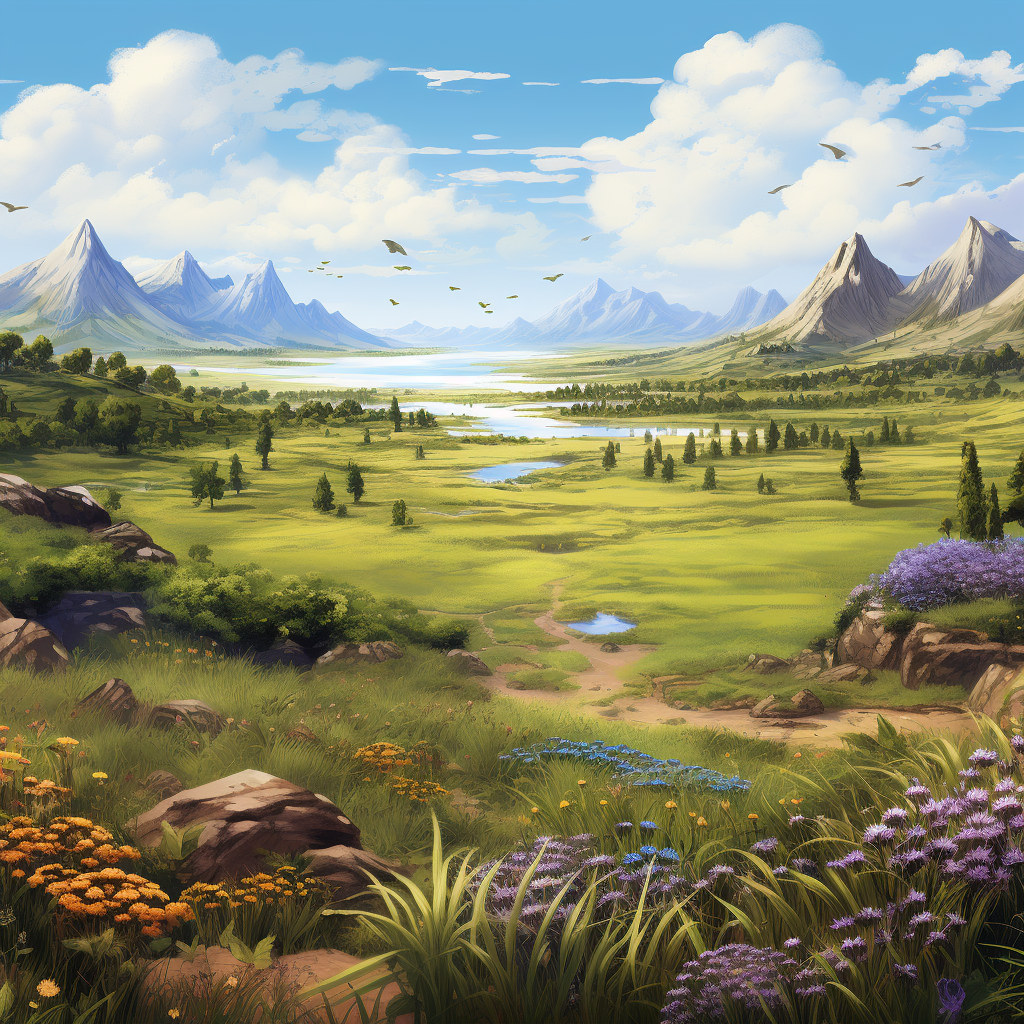 fantasy world world illustration - Fantasy theme