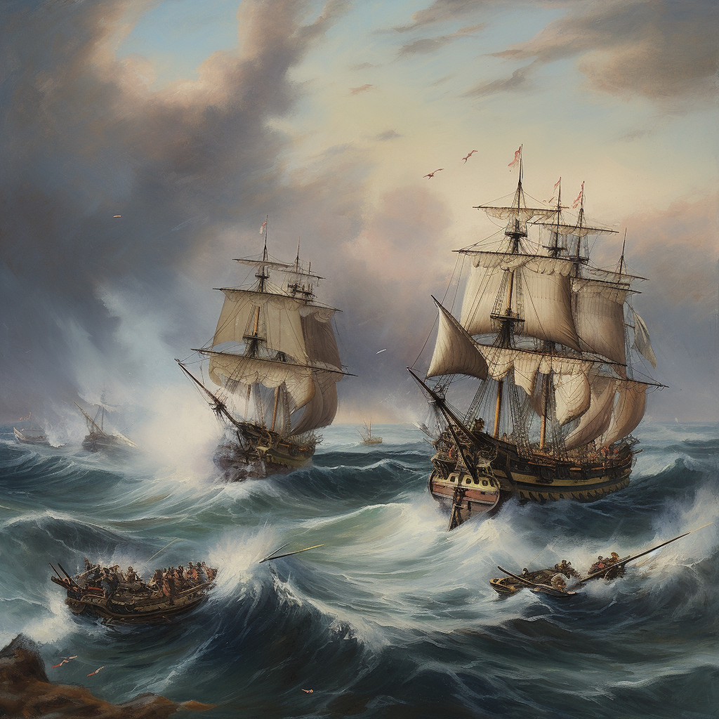 Stormborn Seas world illustration - Pirate theme