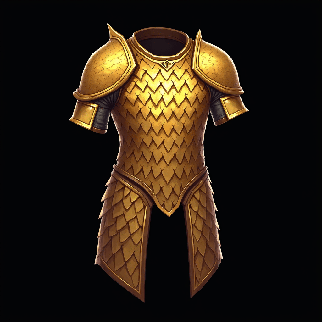 Brass Dragon Scale Mail Item in AndrewWorld | AI Powered Tabletop RPG ...