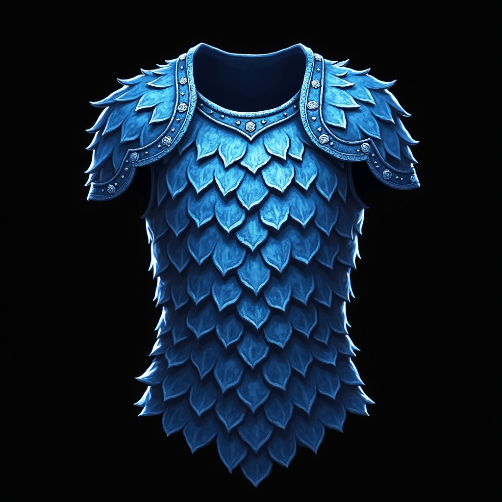 Blue Dragon Scale Mail Item in town master | AI Powered Tabletop RPG ...